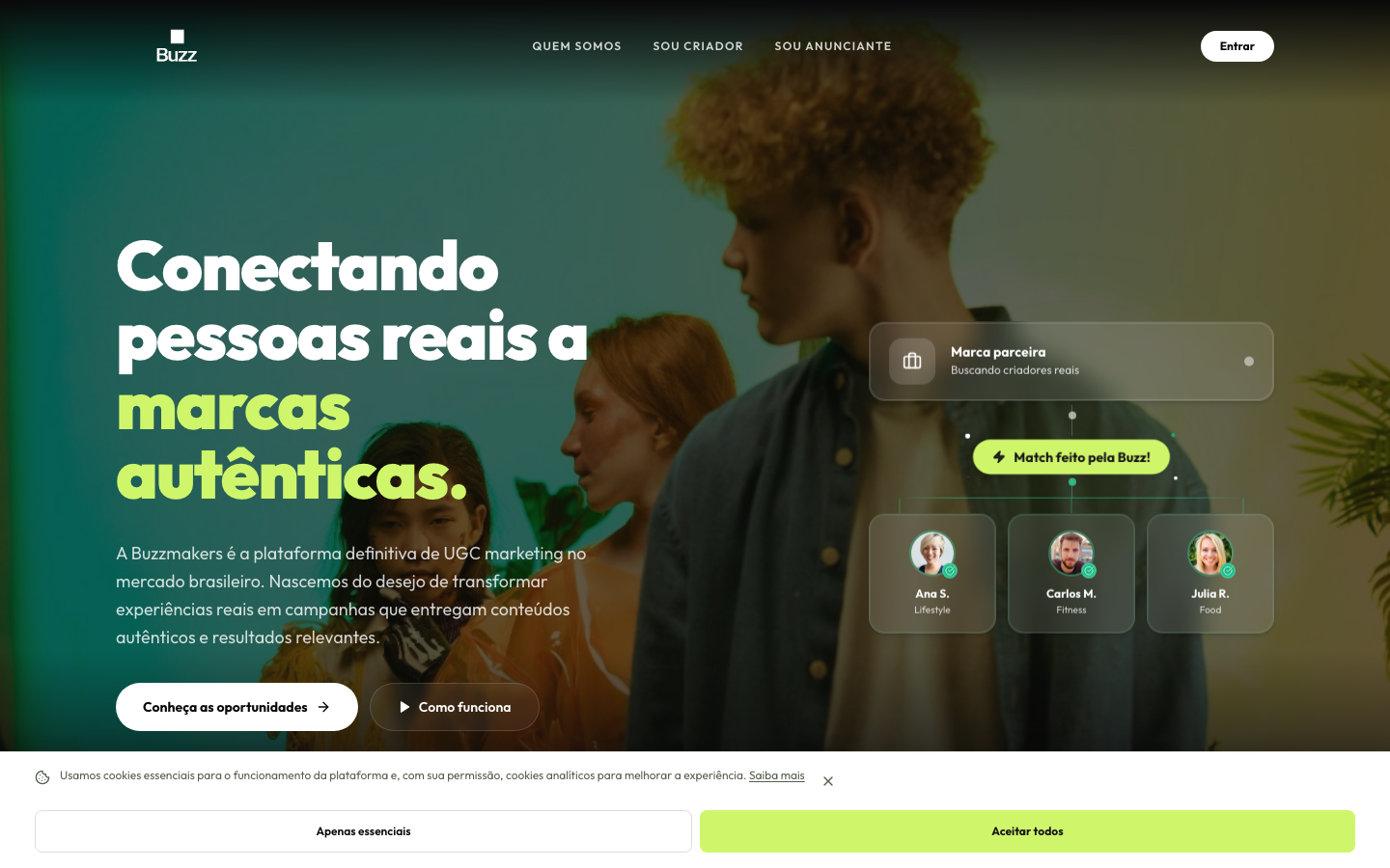 Thumbnail do site Buzzmakers